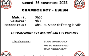 U8/U9 : Plateau Chambourcy