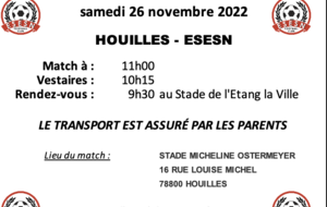 U10/U11 (1&amp;2)  : HOUILLES - ESESN