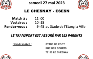 U10/U11 (1&2) : LE CHESNAY - ESESN