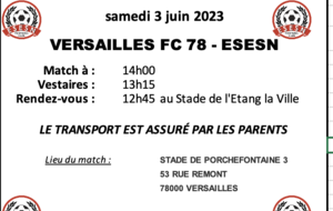 U12/U13 : VERSAILLES FC 78 - ESESN