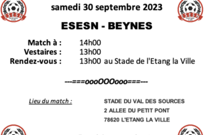 U14 : ESESN - BEYNES