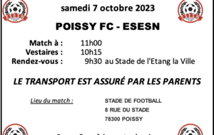 U11 (3) : POISSY FC - ESESN