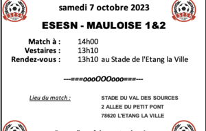 U12/U13 : ESESN- MAULOISE 1&amp;2