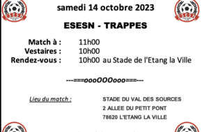 U10/U11 (1&2) : ESESN - TRAPPES