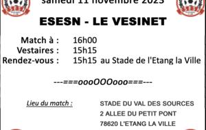 U12/U13 : ESESN-LE VESINET