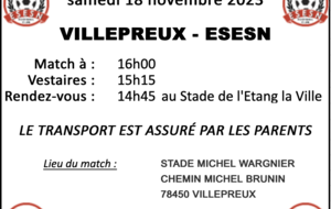 U12/U13 : VILLEPREUX - ESESN