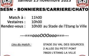 U11 (3)  : ESESN - BONNIERES/CARRIERE/CHATOU