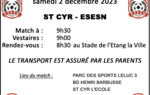 U6/U7 : PLATEAU à ST CYR