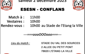 U10/U11 (1&amp;2) : ESESN - CONFLANS