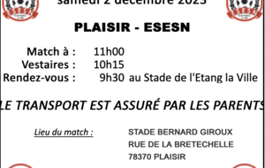 U11 (3)  : PLAISIR - ESESN