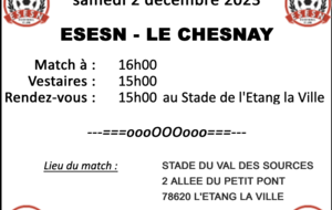 U12/U13 : ESESN - LE CHESNAY