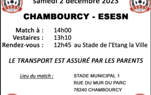 U14 : CHAMBOURCY - ESESN