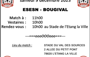 U10/U11 (1&2) : ESESN - BOUGIVAL