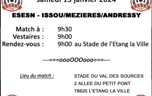 U8/U9 : Plateau à domicile