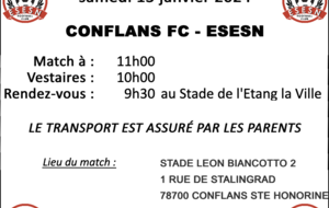 U10/U11 (1&amp;2) : CONFLANS FC - ESESN