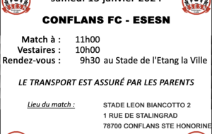 U10/U11 (1&2) : CONFLANS FC - ESESN