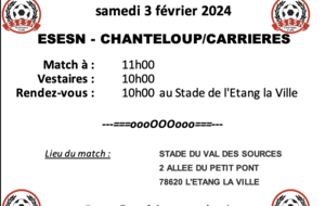 U10/U11 (1&amp;2) : ESESN - CHANTELOUP/CARRIERES