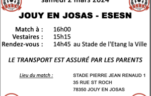 U12/U13 : JOUY EN JOSAS - ESESN